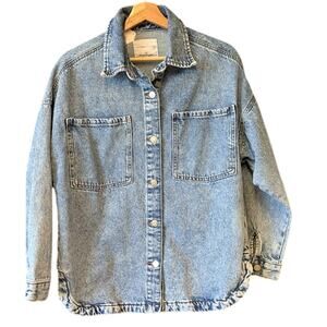 Celebrity Pink Light Wash Denim Jacket
